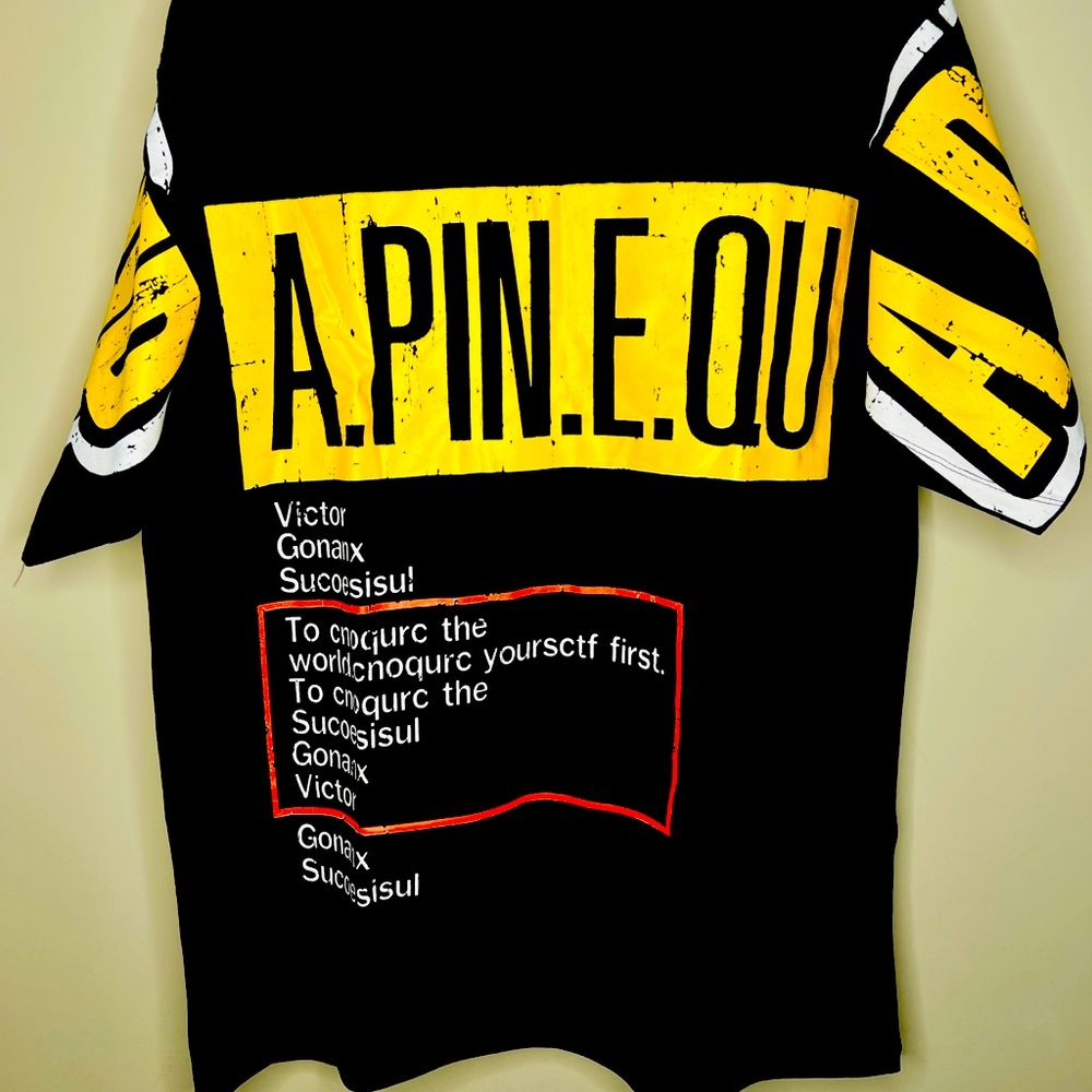 A.PIN.E.QU Oversized T - Shirt